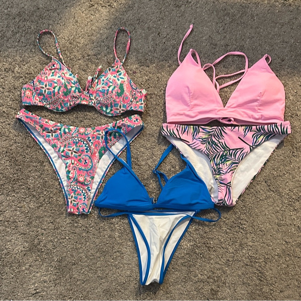 Colorful Bikini Set Trio